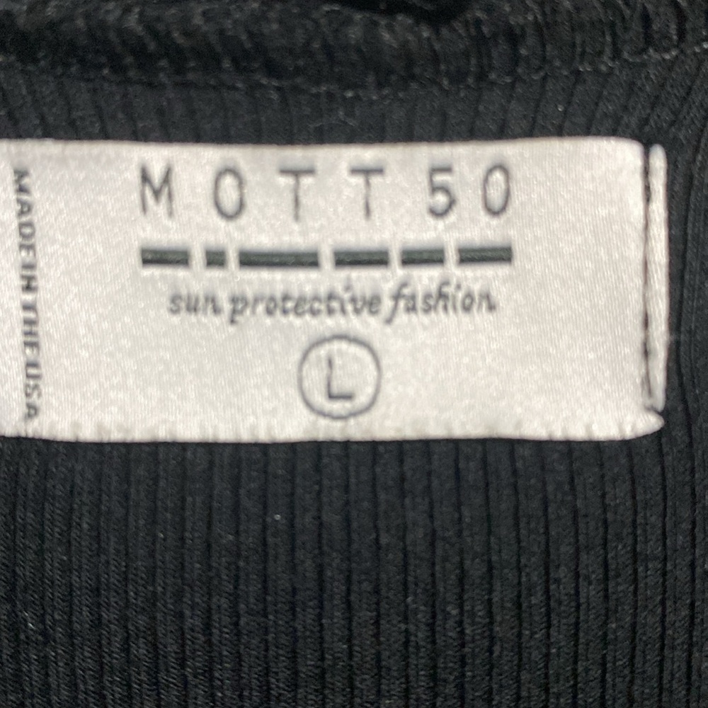 Mott50 Black bamboo knit soft Cardigan Sweater size LARGE - Picture 10 of 12